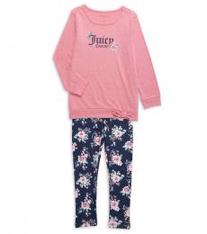 Juicy Couture 2 Piece Top/Legging Set (Little Girls)