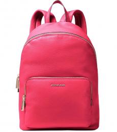 Michael Kors Dark Pink Wythe Large Backpack