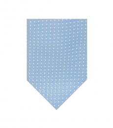 Michael Kors Blue Interconnected Geo Dot Tie