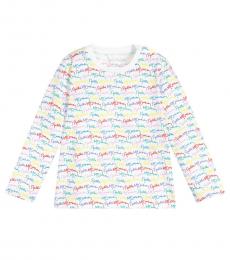 Stella McCartney Little Girls White Signature T-Shirt
