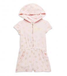 Juicy Couture Little Girls Pink Hooded Romper