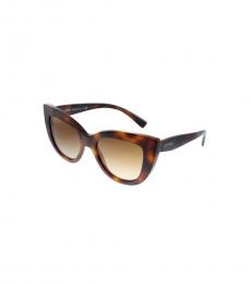 Valentino Garavani Havana Brown Gradient Sunglasses