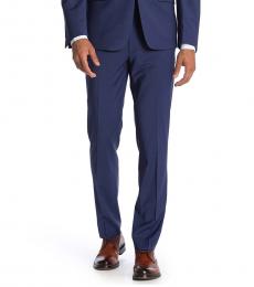 Calvin Klein Royal Blue Skinny Fit Suit Pants