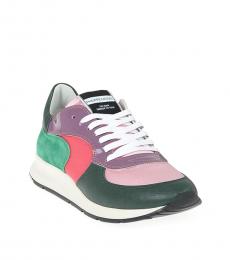 Multicolor Suede Leather Sneakers