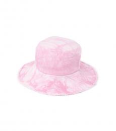 Vince Camuto Light Pink Tie Dye Bucket Hat