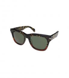 Black Tortoise Rectangular Sunglasses