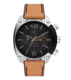 Orange Black Dial Watch