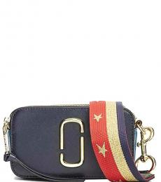 Marc Jacobs Navy Blue Snapshot Small Crossbody Bag