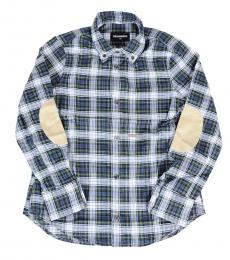 Dsquared2 Boys Blue Classic Checked Shirt