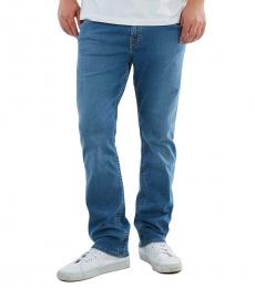 True Religion Blue Ricky Straight Fit Jeans