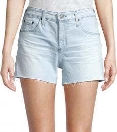 AG Adriano Goldschmied 26 Years Cut Off Denim Shorts