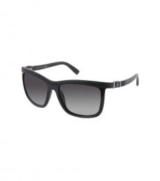 Jimmy Choo Matte Black Square Sunglasses