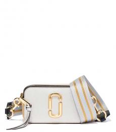 Marc Jacobs Silver Snapshot Small Crossbody Bag