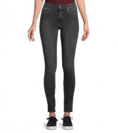 7 For All Mankind Black Skinny Jeans