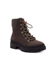 Lucky Brand Brown Round Toe Boots