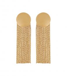Vince Camuto Golden Chain Fringe Drop Earrings