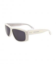 Isabel Marant White Rectangular Sunglasses