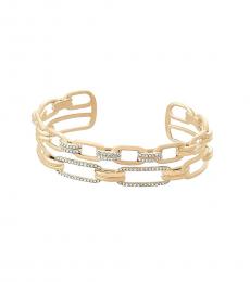 Michael Kors Gold Brilliance Crystal Cuff Bracelet