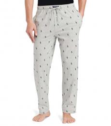 Ralph Lauren Andover Pony-Print Jersey Pajama Pants