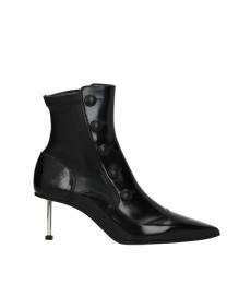 Alexander McQueen Black Victorian Ankle Boots