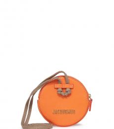 Orange Le Pitchou Mini Crossbody Bag
