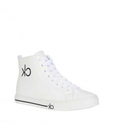 Calvin Klein White Cici High Top Sneakers