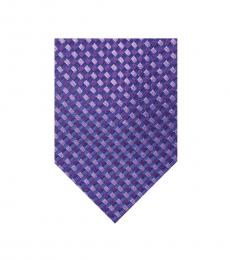 Ted Baker Purple Neat Basket weave Silk Tie