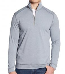 Tommy Bahama Grey-Ferrara Flip Half Zip Pullover