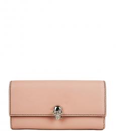 Alexander McQueen Light Pink Continental Wallet