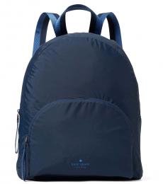 Kate Spade Navy Blue Arya Large Backpack
