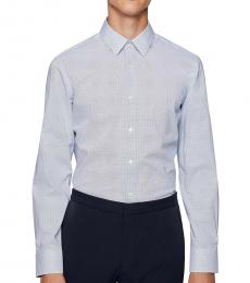 Light Blue Slim-Fit Cotton Shirt