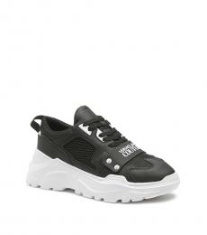 Versace Jeans Couture Black Logo Speedtrack Sneakers