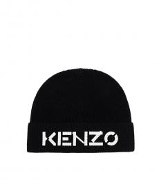 Kenzo Black Front Logo Cap