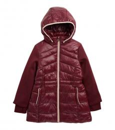 Michael Kors Girls Ruby Hybrid Puffer Jacket