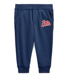 Ralph Lauren Baby Boys Aviator Navy Terry Jogger Pants