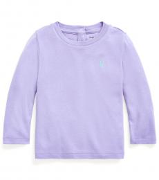 Ralph Lauren Baby Girls Hyacinth Long-Sleeve T-Shirt