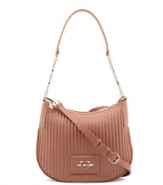 Love Moschino Pink Quilted Medium Shoulder Bag