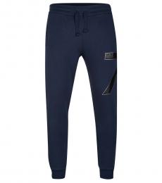 Emporio Armani Dark Blue Regular Fit Track Pants