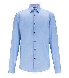 Blue Regular-Fit Shirt
