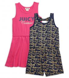 Juicy Couture 2 Piece Rompers Set (Little Girls)