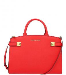 Michael Kors Dark Sangria Karla Medium Satchel