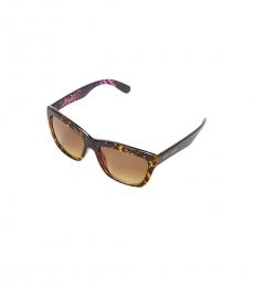 Betsey Johnson Brown Tortoise Valerie Sunglasses