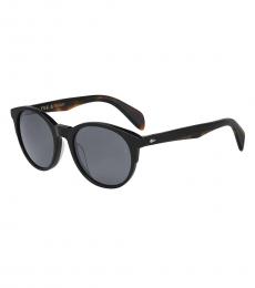 Black Grey Round Sunglasses