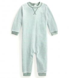 Baby Boys Lima Bean Striped Coverall