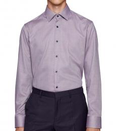 Purple Regular-Fit Shirt