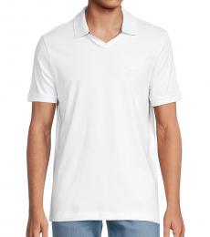 Karl Lagerfeld White Knight Pique Polo