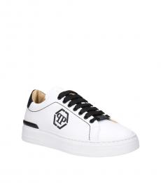 Philipp Plein White Logo Sneakers