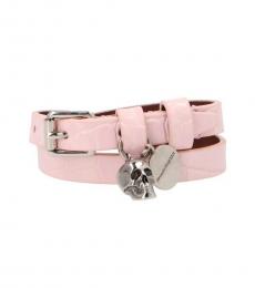 Light Pink Skull Charm Bracelet