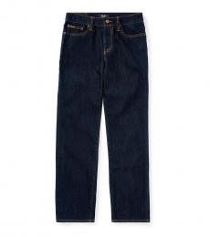 Ralph Lauren Boys Blue Hampton Straight Stretch Jeans