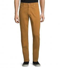 AG Adriano Goldschmied Burnt Saffron Slim Straight-Fit Jeans